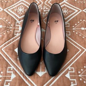 H&M Black Flats - Size 37